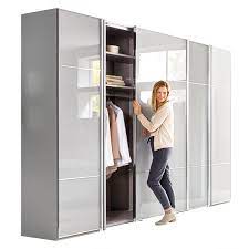 Was es beim bestellen ihres marcato schrank zu bewerten gilt! Nolte Mobel Schwebeturenschrank Marcato Glas Seidengrau