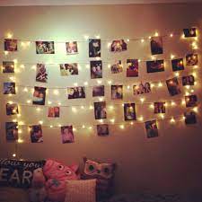 Fairy Light Photo Wall Christmas Lights In Bedroom Fairy Lights Photos Wall Lights