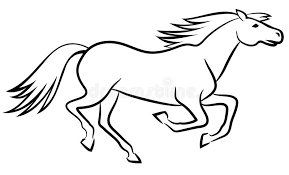 Download 10,210 running horse stock illustrations, vectors & clipart for free or amazingly low rates! Horse Vector Outline Stock Vector Illustration Of Icon 35400174