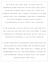 3 Examples Of Lds Ring Ceremony Wording Lds Wedding So i am glad i was able to find some folks on the internet with similar views! lds ring ceremony wording lds wedding
