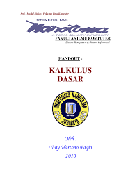 Kalkulus diferensial by ari andari , kalkulus diferensial books available in pdf, epub, mobi format. Pdf Kalkulus 1 Faishol Mochammad Academia Edu