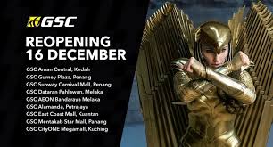 Sinema kompleksi, sinema ve genel eğlence. Gsc Is Reopening Dec 16 Just In Time For Wonder Woman 1984 Showbiz Malay Mail