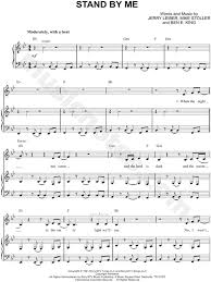 In 1958, ben nelson joined a doo wop group, the five crowns. Ben E King Stand By Me Sheet Music In Bb Major Transposable Download Print Sku Mn0150432