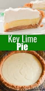 Authentic Key Lime Pie Recipe 2020 Kolay Tatlilar Yemek Tarifleri Tatli Tarifleri