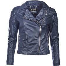 Women S Barbour International Sherco Leather Jacket Navy 560 Liked On Polyvore Featuring Outerwear Jackets Motorcycle Jacket Lea Myownflow Navy