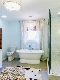 Freestanding tub with shower curtain. 12 Gorgeous Freestanding Bathtubs To Soak Away The Stress Hgtv S Decorating Design Blog Hgtv