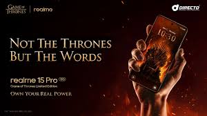 DirectD - The call of thrones is coming 📞👑 The realme 15 Pro's Game of Thrones Limited Edition is now open for pre-order, with very limited units available 🙀 🗓️ Launching on