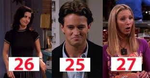 Some of the funniest moments by chandler in friends series season 3. The Real Ages Of The Friends Stars Their On Screen Characters
