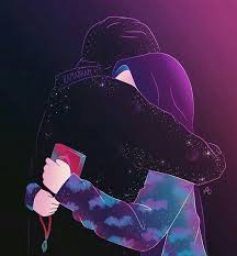 account suspended anime art girl anime muslim cute couple art