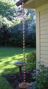 20 Diy Rain Chain Ideas To Make Movement In Your Outdoor Rain Chain Asian Outdoor Decor Outdoor Decor