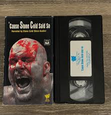 David C. Andersen | I was going through a tub of old VHS tapes I have and  came across this absolute gem. Cause Stone Cold Said So! Back in 1997,  there was