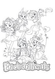 Bounce on over and print as many as your little one can handle. Enchantimals New Coloring Pages Youloveit Com