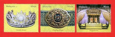 Setem Stamp Carta Setem Malaysia Tahun 2011