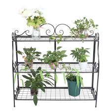 House plant stands, outdoor plant stand. Multitier Indoor Plant Stand Paint With Lace Shape Iron Flower Pot Holder Black Metal 3 Tier Plant Stand Outdoor Decorative Plant Holder For Home Garden Pa In 2021 Plant Stands Outdoor