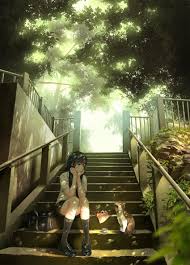 You can download cat, stairs, sit wallpaper from the above resolutions and share to your friends this desktop wallpaper using the links above. Stairs Cat Student Anime Scenery Anime Art Girl Anime Scenery Wallpaper