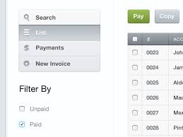 Invoice List Web Design Inspiration Web Design Visualisation