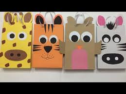 Next you need to decide which colour you would like your owl to be and cover the paper bag in cardstock in your chosen colour. How To Make Animal Paper Bags Youtube