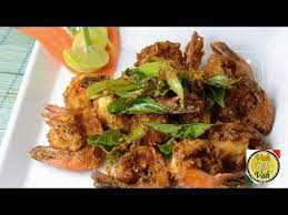 Prawns Pepper Fry By Vahchef Vahrehvah Com Stuffed Peppers Indian Food Recipes Seafood Recipes