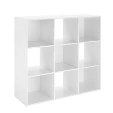Whitmor 6 white cube orga. Whitmor 9 Section Cube Organizer White 9414636 Hsn