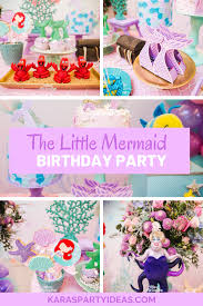 May 30, 2019 · mermaid cookie pizza combine two of your kid's favorite foods (cookies and pizza!) in this dreamy dessert from a magical mess. Kara S Party Ideas The Little Mermaid Birthday Party Kara S Party Ideas