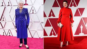 Other previous winners include olivia colman for the favourite, frances mcdormand for three related: Oscars 2021 13 Major Red Carpet Looks From The Academy Awards Bbc News