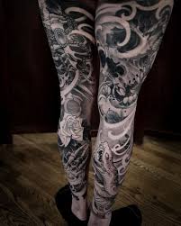 Being looking quite illustrative, it's traditionally deeply symbolical. Black And Grey Japanese Tattoo By Fibs Inkppl