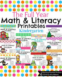 Homework from vanessa on vimeo. Kindergarten Worksheets The Year Bundle Planning Playtime