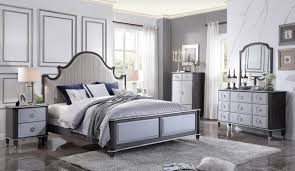 It's your own private retreat from the clamor of the outside world, or even the clamor of your kitchen and living room if you live with others. Acme Furniture House Beatrice 4pc Panel Bedroom Set In Light Gray