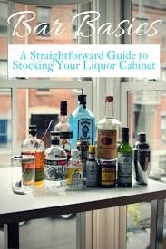 A List Of Bar Basics To Stock Your Liquor Cabinet That Will Impress Your Friends And Family And Save You Mone Home Cocktail Bar Wedding Liquor Bar Liquor Bar