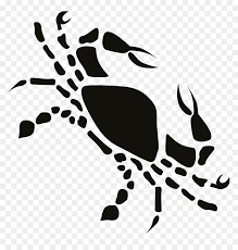 Cancers are also cautious people who will never be caught doing anything rash or dangerous, and they never venture into anything without. Zodiac Signs Silhouette Png Transparent Cancer Zodiac Png Png Download Vhv