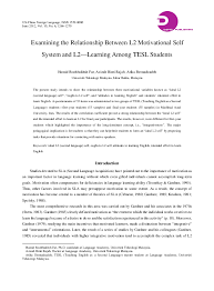 Choose from 36 english courses in malaysia. Pdf Examining The Relationship Between L2 Motivational Self System And L2 Learning Among Tesl Students Azizah Rajab Academia Edu