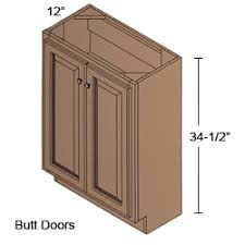 Whether you pick a usual look or. B24 Fh 12 Shaker Maple Charcoal Base Full Height Cabinet 12 Inch Deep 2 Butt Door Deerfield Assembled Kitchen Cabinet Cabinets Com