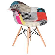 Fauteuil Design Patchwork Daw Style Eames Mobilier De Salon Chaise En Patchwork Chaise Design