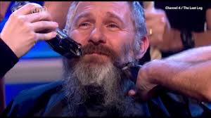 The Last Leg's Adam Hills finally shaves his 'Brexit beard'