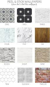 12 Peel Stick Wallpapers That Don T Look Like Wallpaper At All Shiplap Subway Tile Hex Tile Marble Bri Kitchen Wallpaper Peel And Stick Wallpaper Design