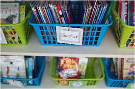 Neat Way To Label Book Bins That Isn T Permanent She S Got Some Neat Ideas But It Stresses Me Out How Book Bins Bird Classroom Theme Classroom Organization