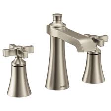 Bathtub drain stoppers and strainers (8). Moen Ts6985bn Brushed Nickel Flara 1 2 Gpm Widespread Bathroom Faucet With Pop Up Drain Assembly Duralock And Duralast Cartridge Faucetdirect Com