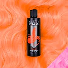 When dyeing your hair unnatural colors like orange hair color, the hair absolutely must be bleached first, unless it is naturally extremely light. Porange Neon Uv Reactive Hair Dye Arctic Fox Dye For A Cause