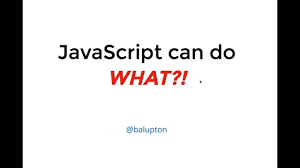 Maybe you would like to learn more about one of these? Talk Javascript Can Do What Youtube