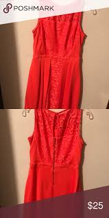Ladies Classy Dress Sale Coral Salmon Color Only Worn Once Beautiful Dress Dress Barn Dresses Classy Dress Shopping Womens Dresses Dresses