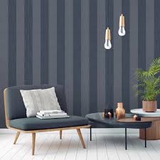 This traditional beige tweed design is. Crown Tweed Stripe Wallpaper Blue Wallpaper From I Love Wallpaper Uk