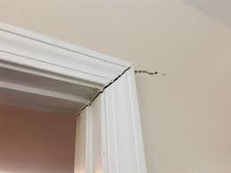 Use of door closer reduces the sudden impact of door shutter on the frame, and they reduce the chance of cracks. Foundation Repair Interior And Exterior Wall Foundation Settlement Symptoms In Corona Ca Interior Wall Crack At Door Frame