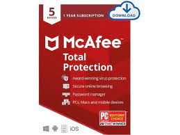 Mcafee total protection última versión: Mcafee Total Protection 2021 1 Year 5 Devices Download Newegg Com