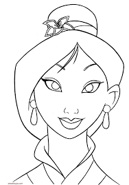 Princesas Disney Para Colorear Mulan