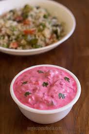 Slice the onion, chills, cut potato in thin slices and chop the coriander leaves. Beetroot Carrot Raita Recipe Veg Recipes Poha Recipe Recipes