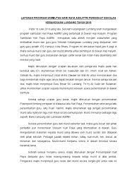 Sekarang zaman millenium semua nak canggih. Laporan Program Sambutan Hari Raya Aidilfitri Peringkat Sekolah