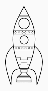 Coloring Rocket Drawing Color Space Coloring Pages Rocket Coloring Sheet Space Preschool