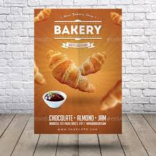 Bakery Flyer Is Designed For Advertising Purposes Featuressize A43mm Bleed Area Fully Editable Cmyk 300 Dp Brochure Food Food Packaging Design Food Promotion