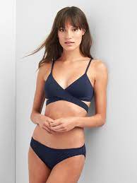 Gap Womens Wrap Bikini Top Dark Navy Xl Bikinis Wrap Bikini Top Bikini Swimsuits