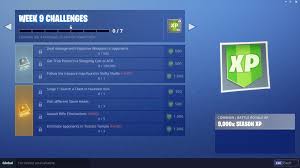 The fortnite week 9 challenges have leaked ahead of time, giving players a few extra days to plan their attack on the upcoming objectives. Updated Fortnite Season 5 Week 9 Leaked Challenges Fortnite Insider